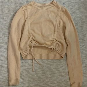 kendall&kylie scrunch sweater